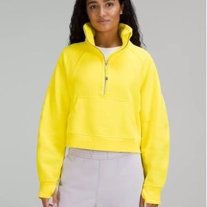 NWOT Scuba Oversized Funnel Neck Half Zip